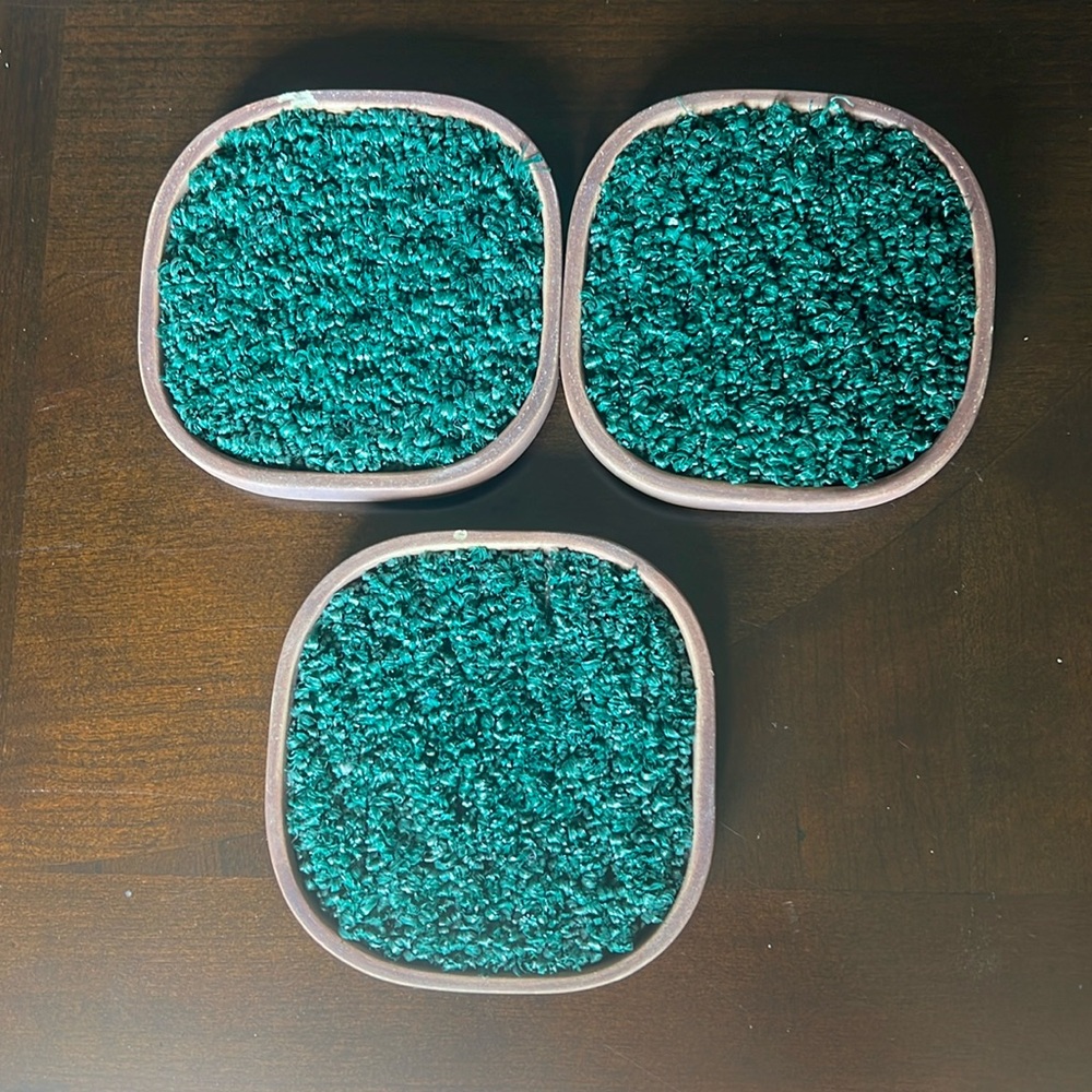 MunkTiki 2001 astroturf coasters